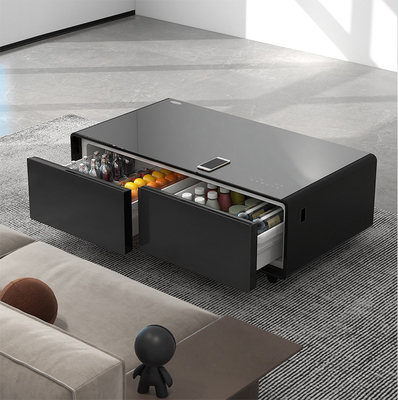 Smart Coffee Table 2024 Refrigerador de 135L com alto-falantes e descongelamento automático