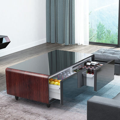Smart Coffee Table 2024 Refrigerador de 135L com alto-falantes e descongelamento automático