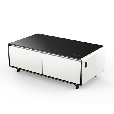 Refrigerador de gavetas de resfriamento duplo USB com reprodutor de áudio e carregamento sem fio