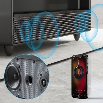 Mobiliário de sala de estar Mesa de café inteligente moderna com gaveta congelada e carregamento sem fio