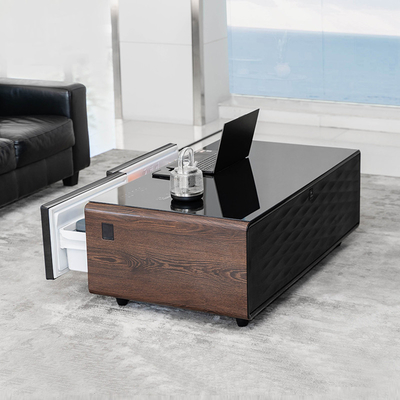 2024 Design Mini Bar Frigorífico Mesa de café para Smart Home Mobiliário de sala de estar