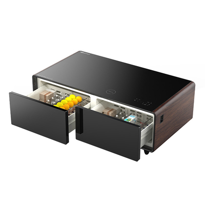 Moderna Mini geladeira mesa de chá com música e faixa de temperatura de 3 8 C/6- 12 C