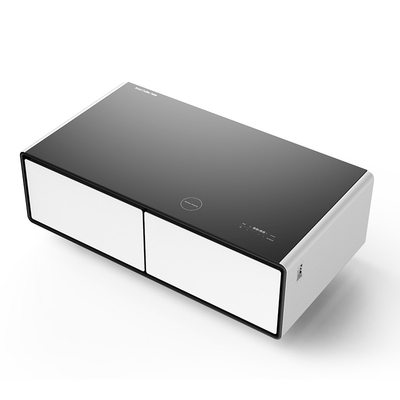 Moderna Mini geladeira mesa de chá com música e faixa de temperatura de 3 8 C/6- 12 C