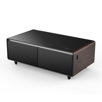 Moderna Mini geladeira mesa de chá com música e faixa de temperatura de 3 8 C/6- 12 C