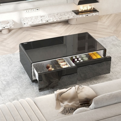 Refrigerador doméstico de aço inoxidável Mesa de café 1295*705*460mm Design multifuncional