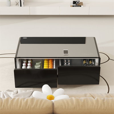 Mobiliário de casa Mesa de café moderna com mesa de jantar e mesa lateral estendíveis
