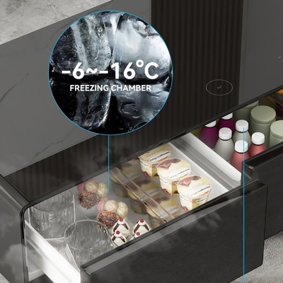 Casa Móveis 2024 Mesa de café inteligente multifunção com gaveta congelada