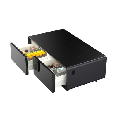 Casa moderna Sala de estar Móveis inteligentes Mesa de café com mini-frigerador e congelador