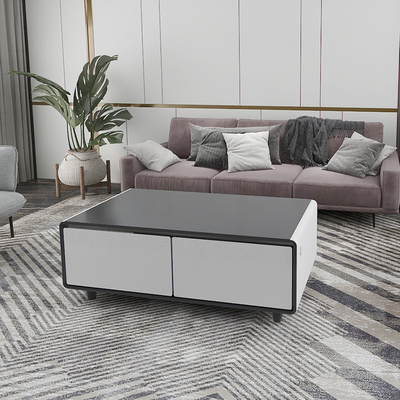 75W Primeira Casa Moderna Frigorífico Inteligente Porta-vozes Mesa Com Caixa Frio Carregador USB Carregamento Sem Fio