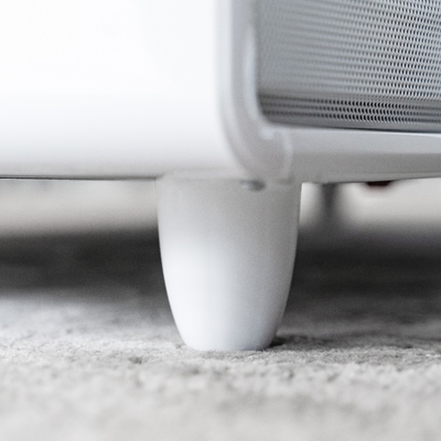 Mobiliário da sala de estar Mini geladeira Mesa lateral com tocador de música e geladeira