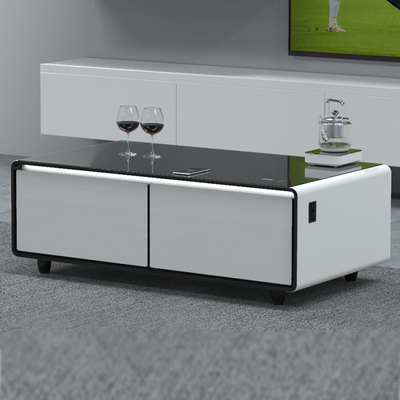 135L Portão de carregamento duplo USB Refrigerador de reprodução de áudio integrado com refrigerador de compressor