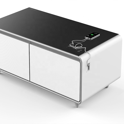 Refrigerante de ouro R600a/40g Smart Coffee Table com carregador USB e 2024 Smart Touch Table