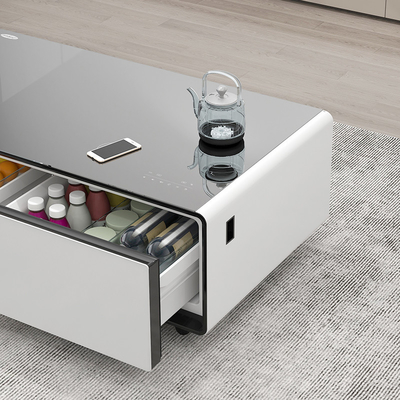 Primst 135L Refrigerador de Portas Duplas Mini Bar Controlado por Aplicativo para Refrigeração Silenciosa em Casa