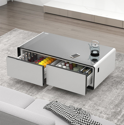 Primst 135L Refrigerador de Portas Duplas Mini Bar Controlado por Aplicativo para Refrigeração Silenciosa em Casa