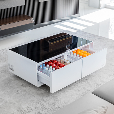 Primst 135L Refrigerador de Portas Duplas Mini Bar Controlado por Aplicativo para Refrigeração Silenciosa em Casa