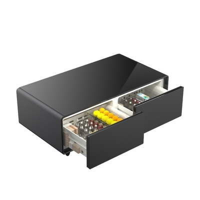 Função Multiuso Mini Bar Table Compacto Construído em Frigorífico e Música Speaker