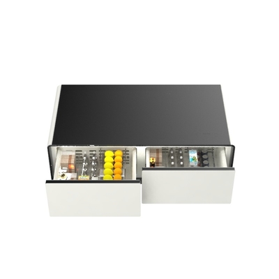 Função Multiuso Mini Bar Table Compacto Construído em Frigorífico e Música Speaker