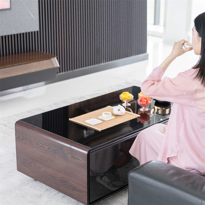 Refrigerador inteligente Porta dupla Móveis inteligentes com 220V Voltagem Smart Tabela de café