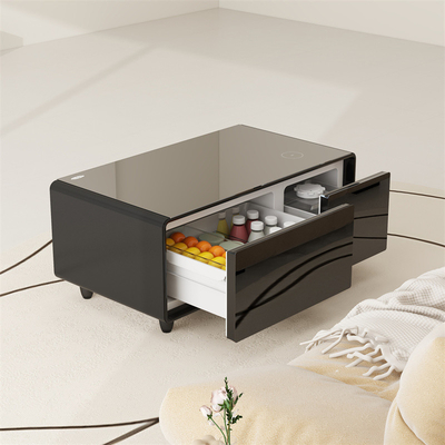 Mobiliário moderno de sala de estar frigorífico mesa frigorífico com 90L gaveta refrigerada