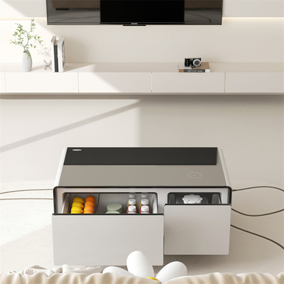 Mobiliário moderno de sala de estar frigorífico mesa frigorífico com 90L gaveta refrigerada