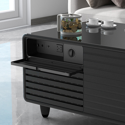 Modern Design Style 2024 Smart Coffee Tables com carregamento sem fio e telas de toque