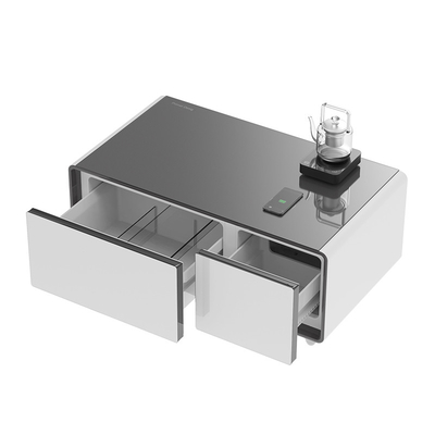 Primeira personalizada 2024 Dual-Zone Smart Coffee Table Wine Cooler Compressor Refrigerador