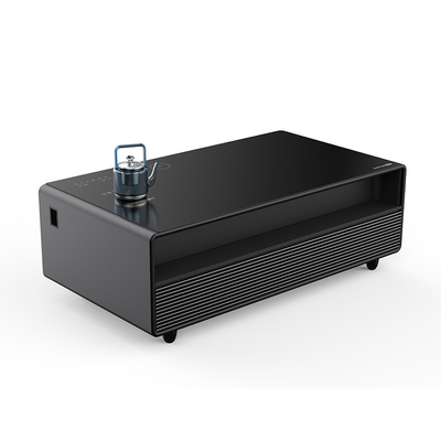 Carregamento sem fio Mesa de frigorífico de metal Altura ajustável para móveis modernos de sala de estar