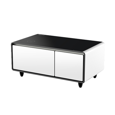 Outros tipos de refrigeração Mesa de café inteligente com tocador de música e carregamento sem fios