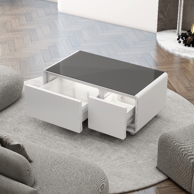 Conveniente colocação lado a lado Smart mini frigorífico com fonte de energia elétrica