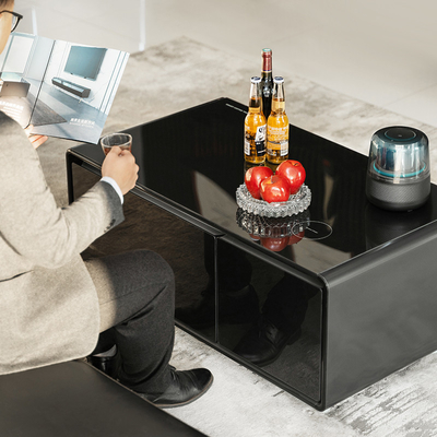 Mesa de café inteligente Frigorífico alto-falante Frigorífico de mesa 2024 O melhor aparelho de casa para frigorífico