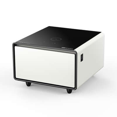 65L frigorífico mini frigorífico lateral para mesa de chá multifunção e mesa de café inteligente