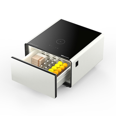 Carregador USB e carregamento sem fio Smart Coffee Table para móveis modernos de sala de estar