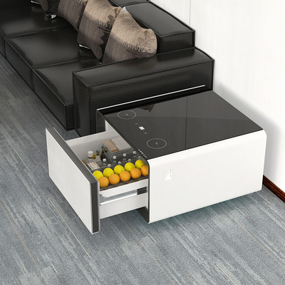 673*705*460mm Sala de estar de luxo Pequena geladeira com carregamento sem fio Primavera de 2024