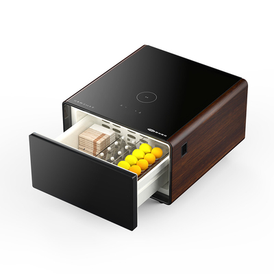 Hotel Restaurante Banquete ou Casa Mesa de jantar Smart Ottoman Mesa de café com geladeira