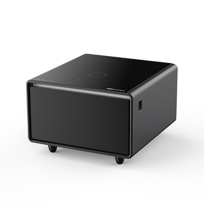 65L frigorífico mini frigorífico lateral para mesa de chá multifunção e mesa de café inteligente