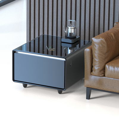 Mesa de café inteligente com geladeira A adição perfeita à sua experiência de jantar em casa