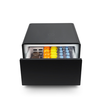 Mesa de café inteligente Frigorífico para arrefecimento de vinho vermelho com móveis de porta de vidro de impressão 3D