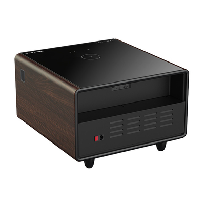 Mesa de café inteligente Frigorífico para arrefecimento de vinho vermelho com móveis de porta de vidro de impressão 3D