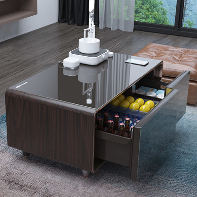 Móveis de sala de estar Primst Carregamento sem fio Smart Tabela de café e Mini Side Table