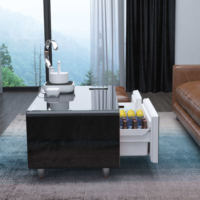 Móveis de sala de estar Primst Carregamento sem fio Smart Tabela de café e Mini Side Table