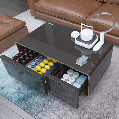 Móveis de sala de estar Primst Carregamento sem fio Smart Tabela de café e Mini Side Table