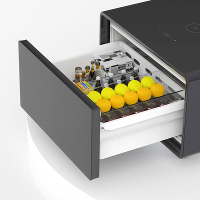 Interessante orador Mobiliário inteligente Bar de cerveja de luxo moderno Mesa com gaveta de refrigeração