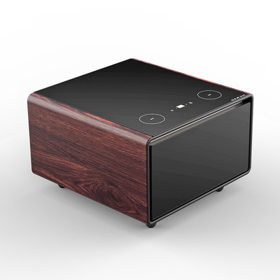 110-240V Metal Mini Refrigerador de Mesa de Café com Carregamento Sem Fio e Características Inteligentes
