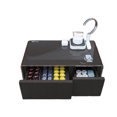 Mobiliário de sala de estar Mesa de café inteligente moderna com geladeira e gaveta de refrigeração