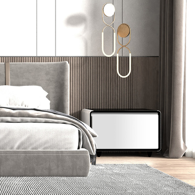 Mesa de cama moderna com gavetas refrigeradas Carregamento sem fio Mesa de café 38,5KGS