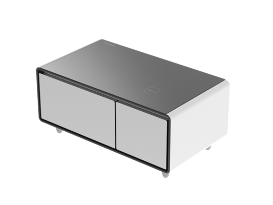2024 Refrigerador inteligente de mesa de café com faixa de temperatura 3 8 C/6- 12 C NO dobrado
