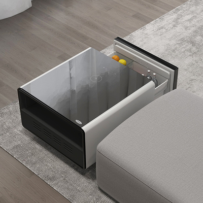 Mobiliário para casa multifuncional Carregamento sem fio Caixa frigorífica Mini Mesa lateral