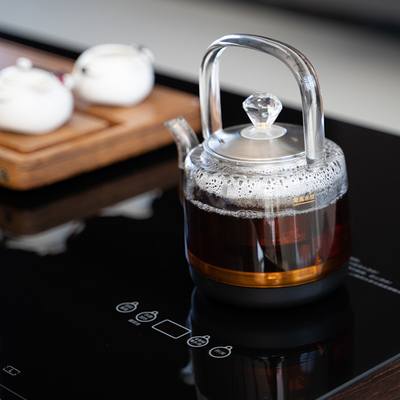 Mobiliário de sala de estar Mesa de chá moderna combinada com chaleira a ferver Mesas de café
