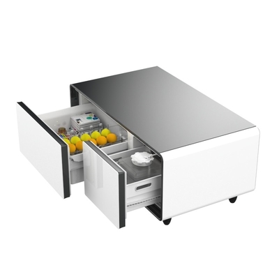 TB90 Caixa de refrigeração de mesa de café inteligente Carregamento sem fio e duas portas USB da Primst