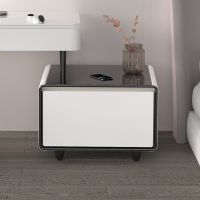 Primavera Refrigerador Multifuncional Mesa de Café para Carregamento Sem Fio do Apartamento